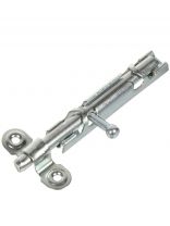 Задвижка дверная пустотельный ригель, Кунгур, 90 мм, 3Т, 3 214, цинк