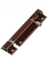 Шпингалет накладной, Apecs, 80 мм, DB-05-80-AB, 8281, бронза