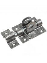 Засов круглый, с проушинами, Делга, 20759, античное серебро