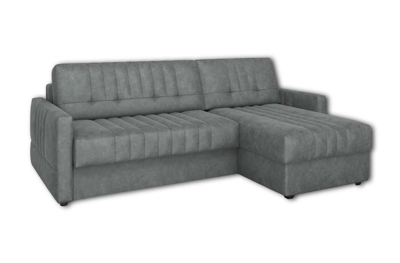 Диван угловой Фарадей Тик-Так (Пантограф) ткань Tango Grey