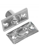 Защелка врезная, Trodos, 03.02.02, 206012, шарик, хром