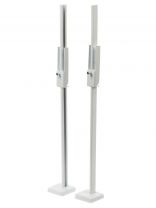 Кронштейн СантехКреп, для панельного радиатора, напольный, внутренний, распорный, 2 шт (левый+правый) к 11.31.70