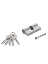 Личинка замка двери Vanger, EL-60-NI, 17565, алюминий, 60 мм, никель, 30/30