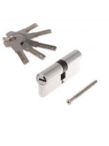 Личинка замка двери Vanger, VM-80-CR, 33600, алюминий, 80 мм, хром