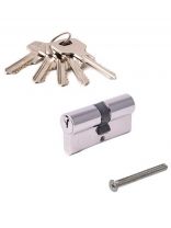 Личинка замка двери Apecs, SC-60-Z-Ni (60-ZN)/SC-60-Ni, 60 мм, никель, 30/30