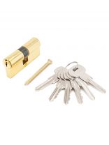 Личинка замка двери Аллюр, 70-6К BP, 1228, 70 мм, цилиндровый механизм , латунь, 6 ключей, блистер