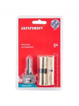 Личинка замка двери Аллюр, 60-6К BP, 1213, 60 мм, цилиндровый механизм , латунь, 6 ключей, блистер