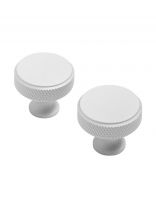 Ручка-кнопка мебельная StahlBuro, AP2704, 2 штуки, матовый белый, 16732