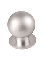 Ручка-кнопка мебельная Trodos, ZY-108, серебро, 303032