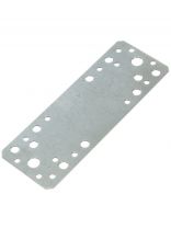 Пластина крепежная перфорированная 180х65х2 мм, ГОЦ/цинк, Кунгур, 4007