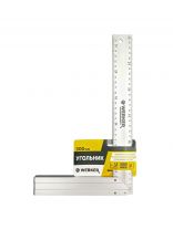 Угольник столярный, 300 мм, алюминий, серебряный, Werker, Анодирование, 01_0361729