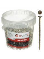 Саморез универсальный, диаметр 4х70 мм, 200 шт, оцинкованный, в ассортименте, банка, Bartex