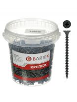 Саморез по металлу и гипсокартону, диаметр 3.5х51 мм, 500 шт, банка, Bartex