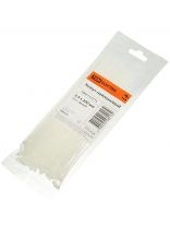 Хомут стяжной кабельный, 2.5х200 мм, нейлон, 100 шт, белый, TDM Electric, SQ0515-0115