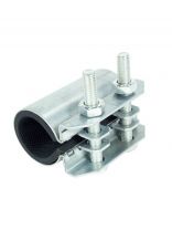 Хомут ремонтный, 70 мм, 1"1/4, сталь, оцинкованный, Сансфера