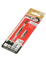 Пилка для лобзика 100х75 мм, 2 шт, 10 зубьев на дюйм, h=4-30 мм, чистый распил, Т101B, 551011