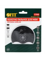 Полотно пильное 18 TPI, для МФИ, дисковое, ступенчатое, d87мм, шаг 1,4мм, блистер, Fit, Fit, CrV, 37908