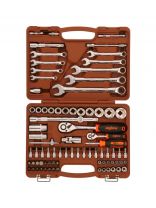 Набор слесарных инструментов Ombra, OMT82S, 1/2", 1/4", кейс, 82 предмета