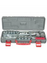 Набор слесарных инструментов НИЗ, 2761-30, 1/2", 6-гранный, сталь, кейс, 19 предметов