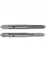 Набор метчиков Thorvik, T-COMBO MT61S2, 52814, сталь HSS-G, футляр, двухпроходные ручные универсальные, М6х1.0, 2 предмета