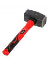 Кувалда 1.5 кг, фибергласовая обрезиненная рукоятка, короткая, Bartex