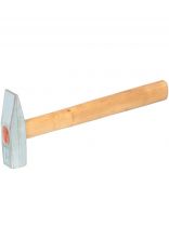 Молоток слесарный, НИЗ, квадратный боек, оцинкованный, рукоятка дерево, 0.5 кг, 25005015/25017015