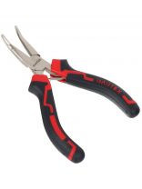 Тонкогубцы 128 мм, изогнутые, углеродистая сталь, Bartex, Профи Мини, 11064