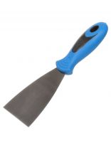 Шпатель нержавеющая сталь, 75 мм, прямой, рукоятка пластик, Bartex, 66618, 2770041002