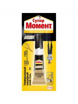 Клей Момент, водостойкий, однокомпонентный, 3 г, 1765968, Супер высокопрочный