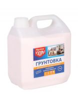 Грунтовка водно-дисперсионная, акриловая, Русские узоры, глубокого проникновения, для внутренних и наружных работ, 3 л