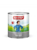 Грунтовка алкидная, Казачка, ГФ-21, красно-коричневая, 2.8 кг