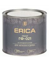 Грунтовка алкидная, Erica, ГФ-21, для внутренних и наружных работ, красно-коричневая, 1.8 кг