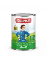 Краска Казачка, МА-15, масляная, универсальная, глянцевая, голубая, 0.9 кг