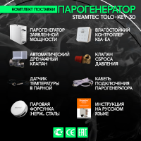 Парогенератор Steamtec TOLO KEY 30 - 3 кВт