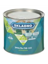 Эмаль Skladno, ПФ-115, алкидная, глянцевая, синяя, 1.8 кг