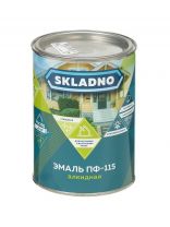 Эмаль Skladno, ПФ-115, алкидная, глянцевая, коричневая, 0.8 кг
