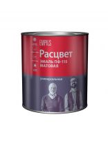 Эмаль Расцвет, ПФ-115, матовая, белая, 2.7 кг