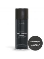 Эмаль аэрозольная, Elcon, декоративная, термостойкая, быстросохнущая, матовая, антрацит, 520 мл, до 600 градусов