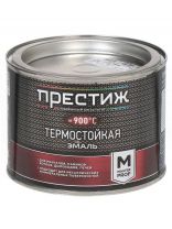 Эмаль Престиж, термостойкий,до 900_С, матовая, серебристая, 0.4 кг