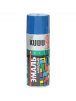 Эмаль аэрозольная, KUDO, универсальная, алкидная, глянцевая, синяя, 520 мл, KU-1011