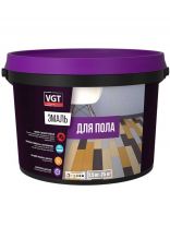 Эмаль VGT, ВД-АК-1179, для пола, акриловая, полуматовая, светлый орех, 2.5 кг