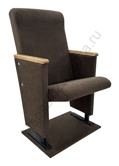 Кресло театральное К-53 с откидным сидением и высокой спинкой