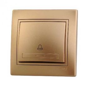 Кнопка Звонка Lezard Mira 701-1313-103 Золото, Пластик / Лезард