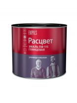 Эмаль Расцвет, ПФ-115, глянцевая, красная, 1.9 кг