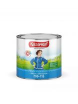 Эмаль Казачка, ПФ-115, алкидная, глянцевая, хаки, 1.9 кг
