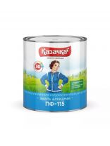 Эмаль Казачка, ПФ-115, алкидная, глянцевая, салатовая, 2.8 кг