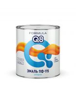 Эмаль Formula Q8, ПФ-115, алкидная, глянцевая, желто-коричневая, 2.7 кг
