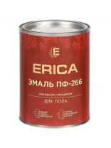 Эмаль Erica, ПФ-266, для пола, алкидная, глянцевая, золото-коричневая, 0.8 кг