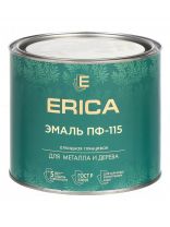 Эмаль Erica, ПФ-115, для внутренних и наружных работ, алкидная, глянцевая, синяя, 1.8 кг