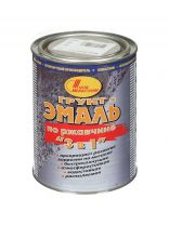 Грунт-эмаль НовБытХим, по ржавчине, смоляная, красная, 1 л